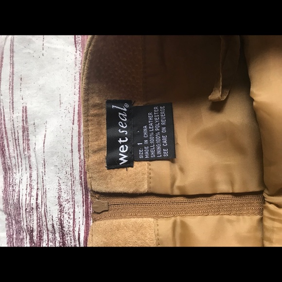 NWOT wet seal suede skirt - Picture 2 of 7